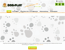 Tablet Screenshot of dog-play.de